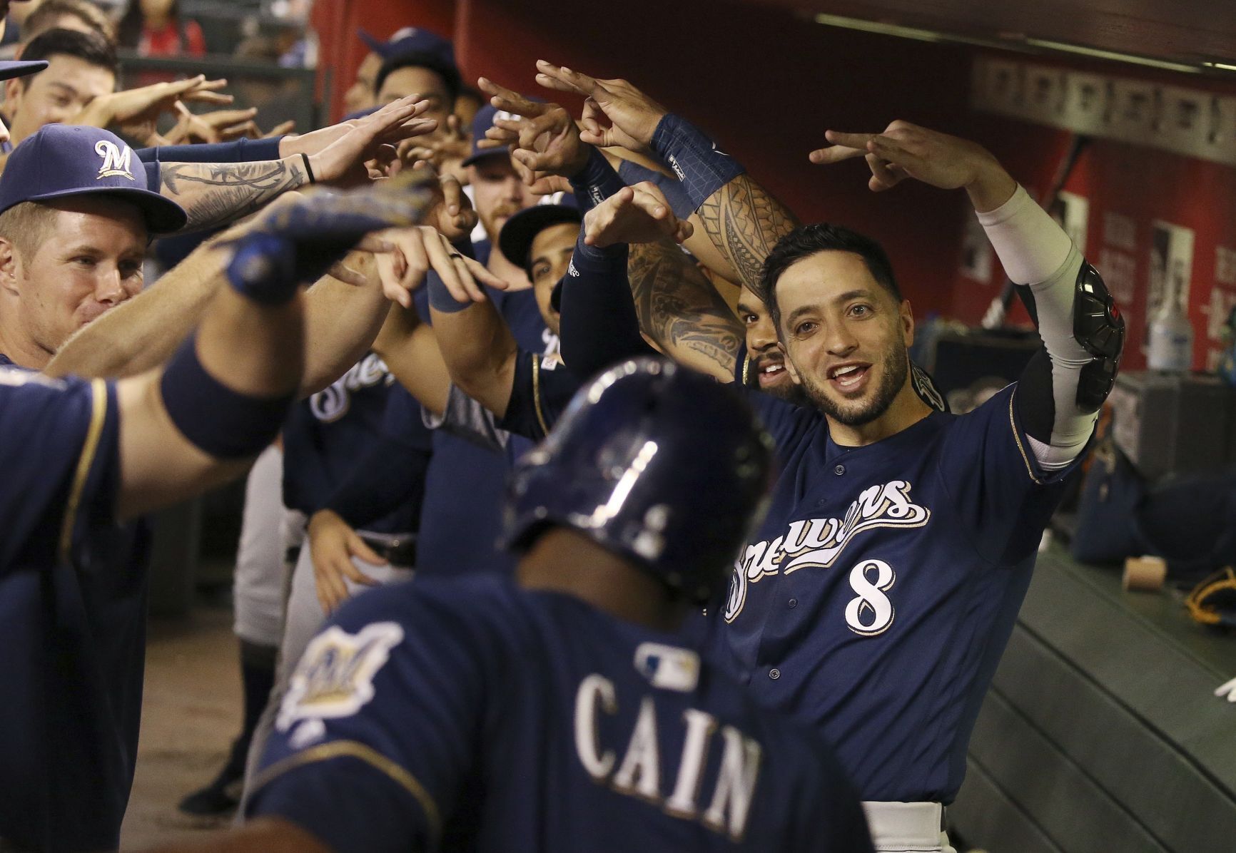 APTOPIX Brewers Diamondbacks Baseball